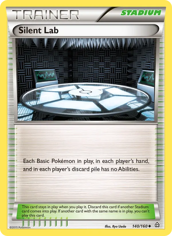 Silent Lab Uncommon Pokemon card #140 from Primal Clash