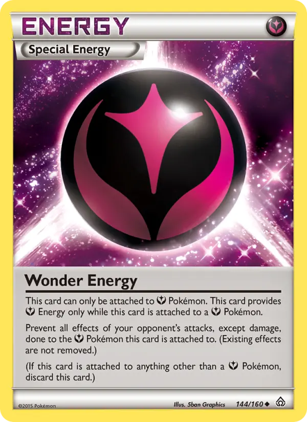 Wonder Energy Uncommon Pokemon card #144 from Primal Clash