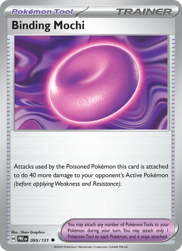 Binding Mochi Uncommon Pokemon card #095 from Prismatic Evolutions