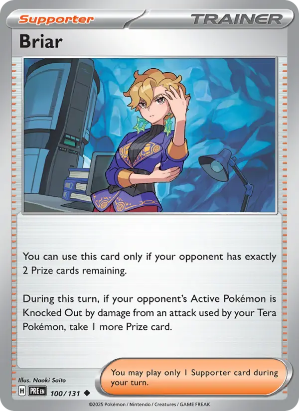Briar Uncommon Pokemon card #100 from Prismatic Evolutions