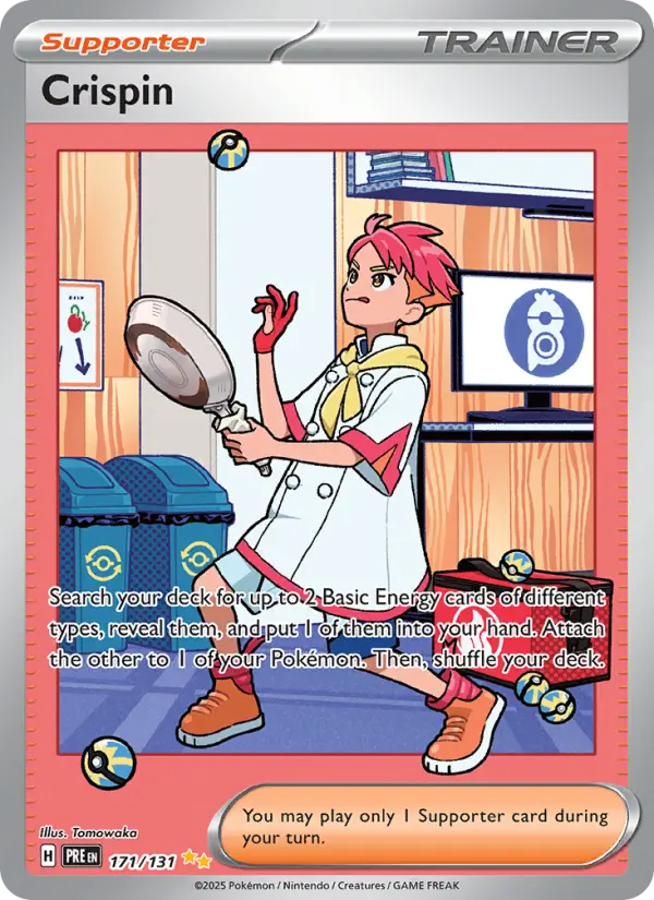 Crispin Special illustration rare Pokemon card #171 from Prismatic Evolutions