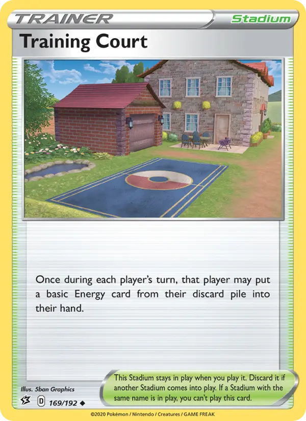 Training Court Uncommon Pokemon card #169 from Rebel Clash