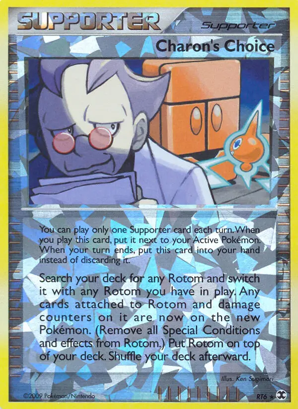 Charon's Choice Rare Pokemon card #RT6 from Rising Rivals