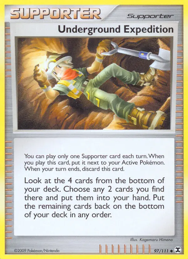 Underground Expedition Uncommon Pokemon card #97 from Rising Rivals