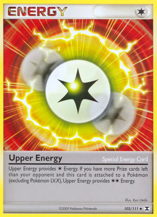 Upper Energy Uncommon Pokemon card #102 from Rising Rivals