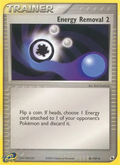 Energy Removal 2 Uncommon Pokemon card #80 from Ruby & Sapphire