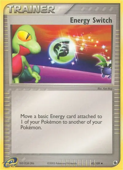 Energy Switch Uncommon Pokemon card #82 from Ruby & Sapphire