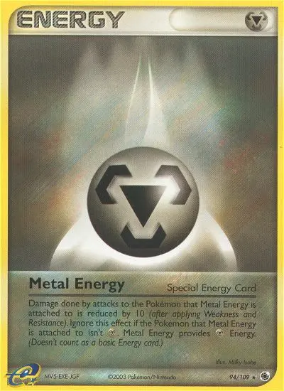 Metal Energy Rare Pokemon card #94 from Ruby & Sapphire