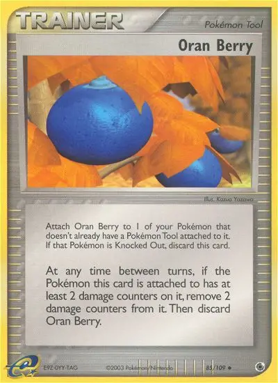 Oran Berry Uncommon Pokemon card #85 from Ruby & Sapphire