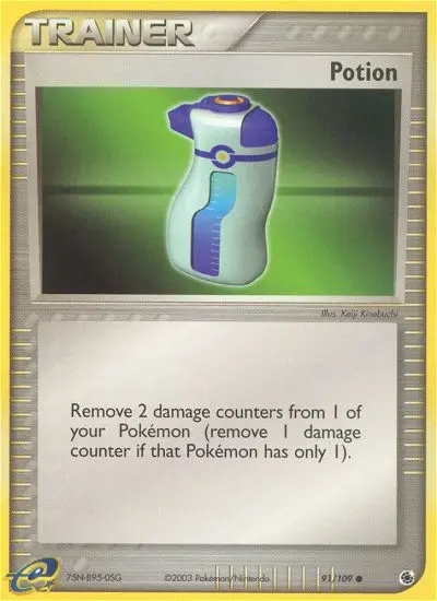 Potion Common Pokemon card #91 from Ruby & Sapphire