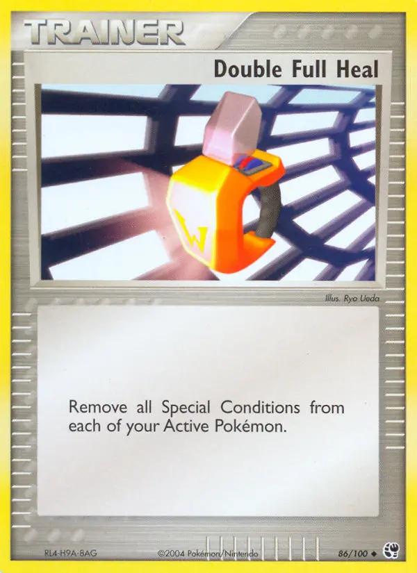 Double Full Heal Uncommon Pokemon card #86 from Sandstorm
