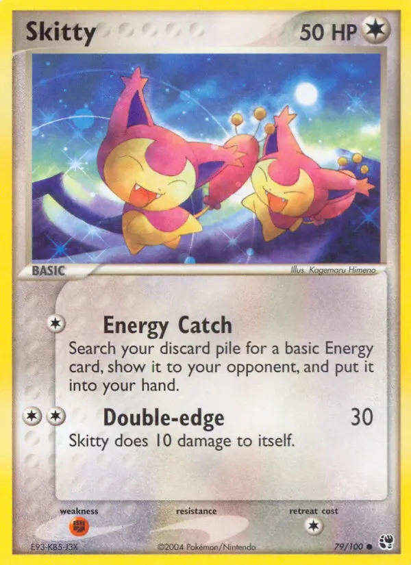 Skitty Common Pokemon card #79 from Sandstorm