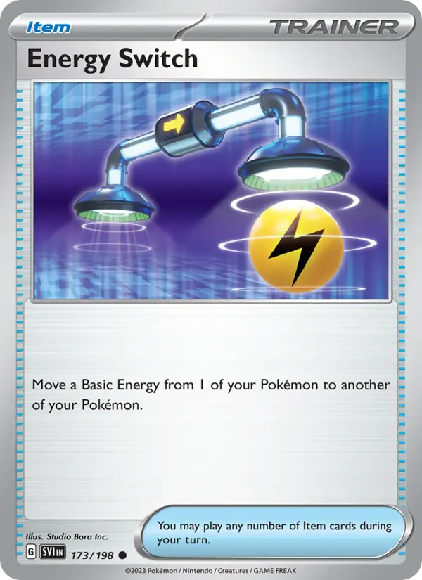 Energy Switch Common Pokemon card #173 from Scarlet & Violet