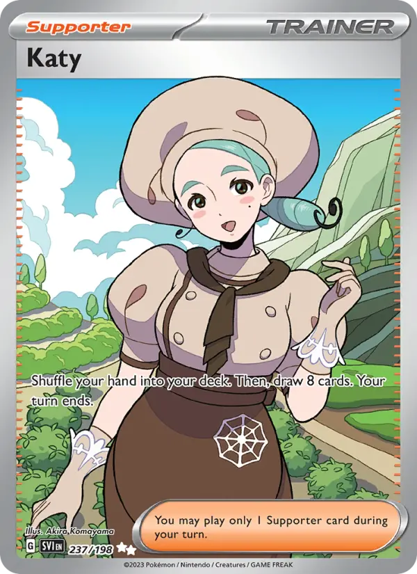 Katy Ultra Rare Pokemon card #237 from Scarlet & Violet