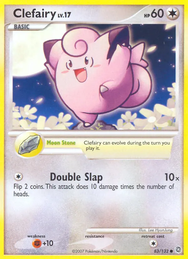 Clefairy Common Pokemon card #83 from Secret Wonders