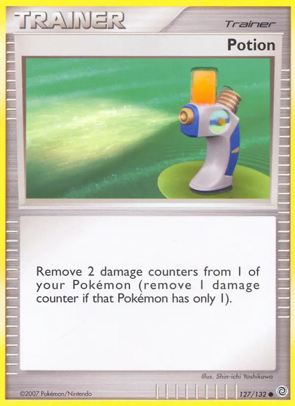 Potion Common Pokemon card #127 from Secret Wonders