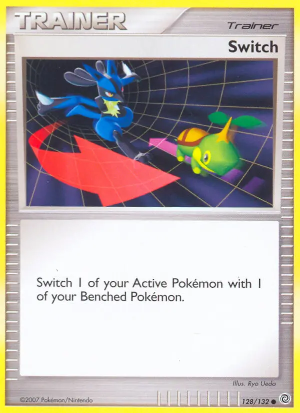 Switch Common Pokemon card #128 from Secret Wonders