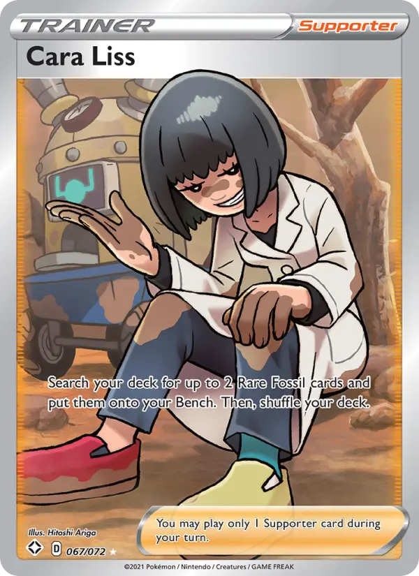 Cara Liss Ultra Rare Pokemon card #67 from Shining Fates