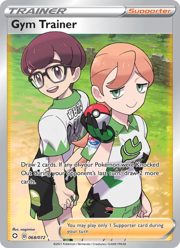 Gym Trainer Ultra Rare Pokemon card #68 from Shining Fates