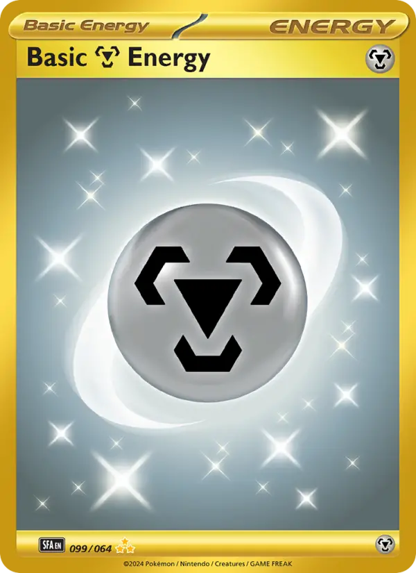 Basic Metal Energy Hyper rare Pokemon card #099 from Shrouded Fable