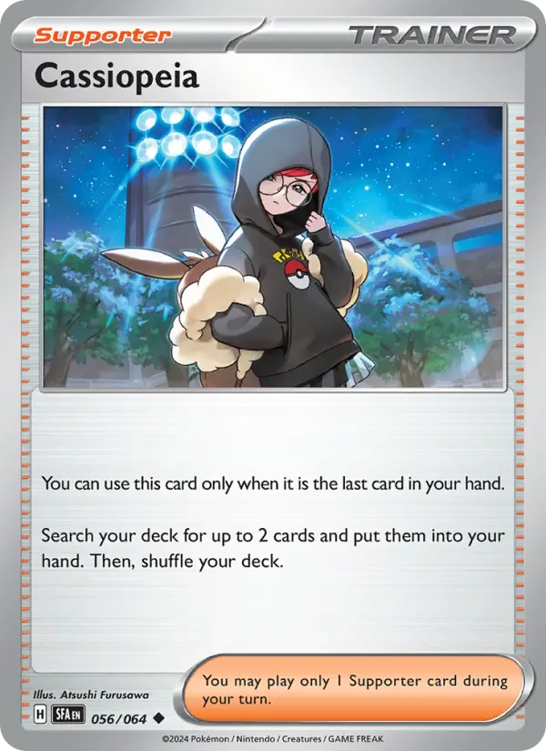 Cassiopeia Uncommon Pokemon card #056 from Shrouded Fable