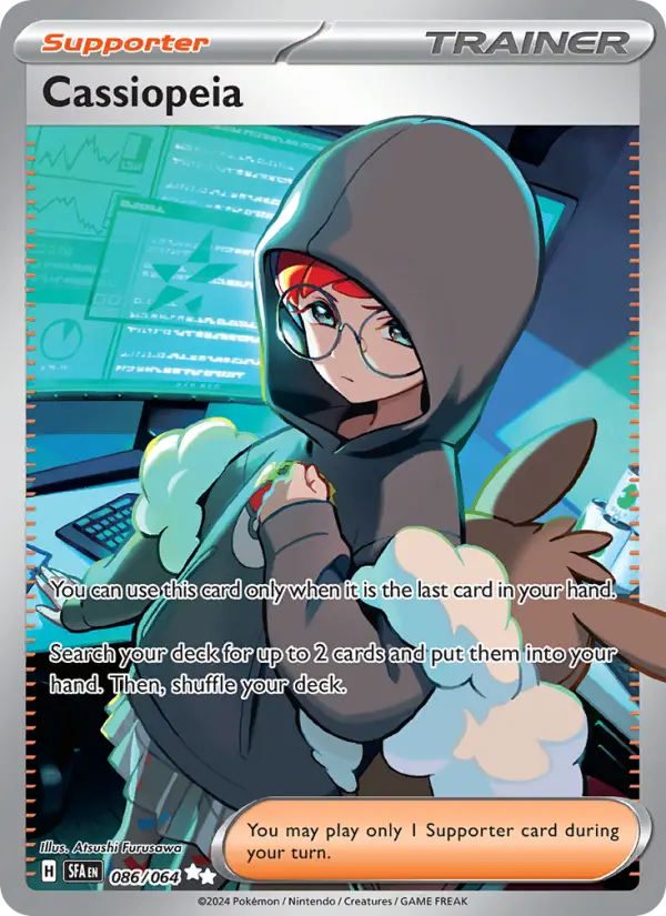 Cassiopeia Ultra Rare Pokemon card #086 from Shrouded Fable