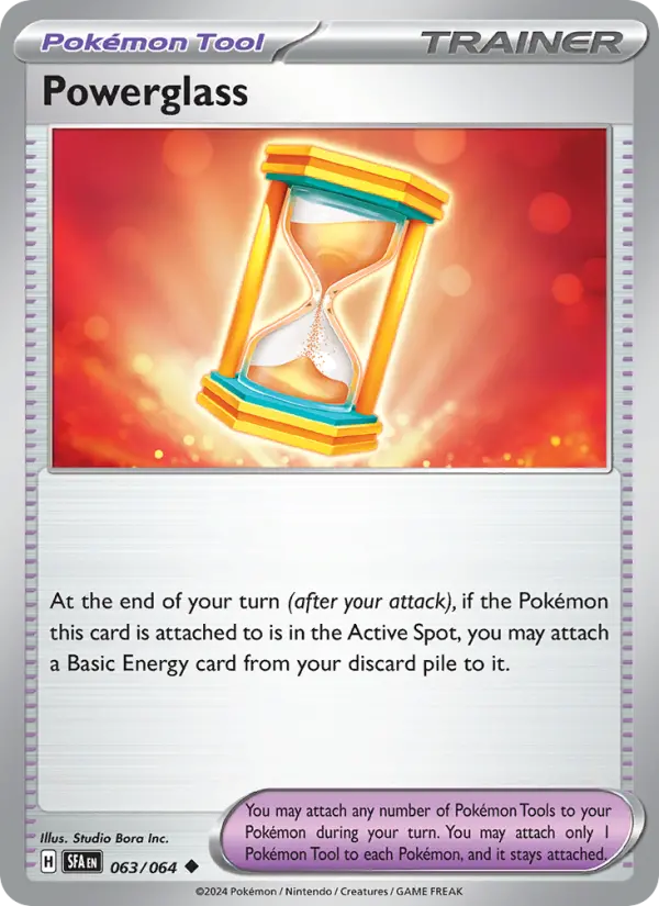 Powerglass Uncommon Pokemon card #063 from Shrouded Fable