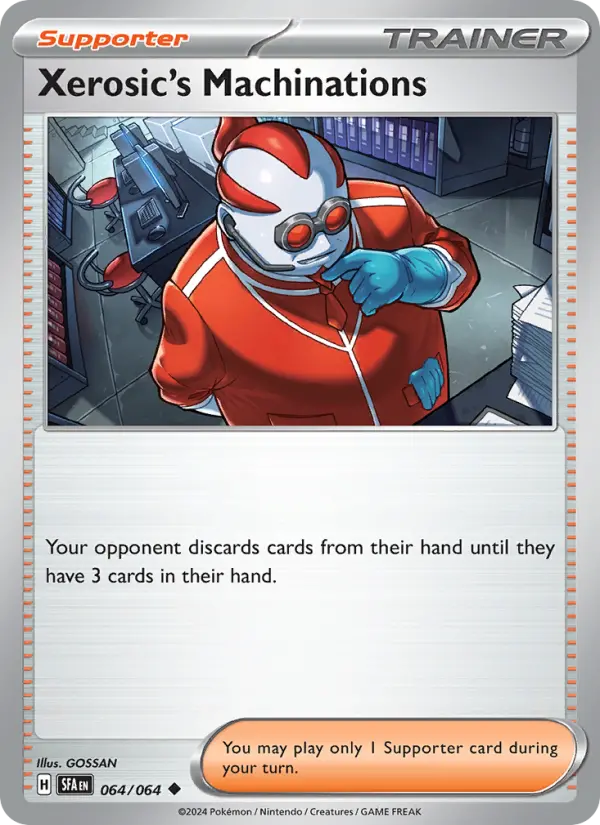 Xerosic's Machinations Uncommon Pokemon card #064 from Shrouded Fable