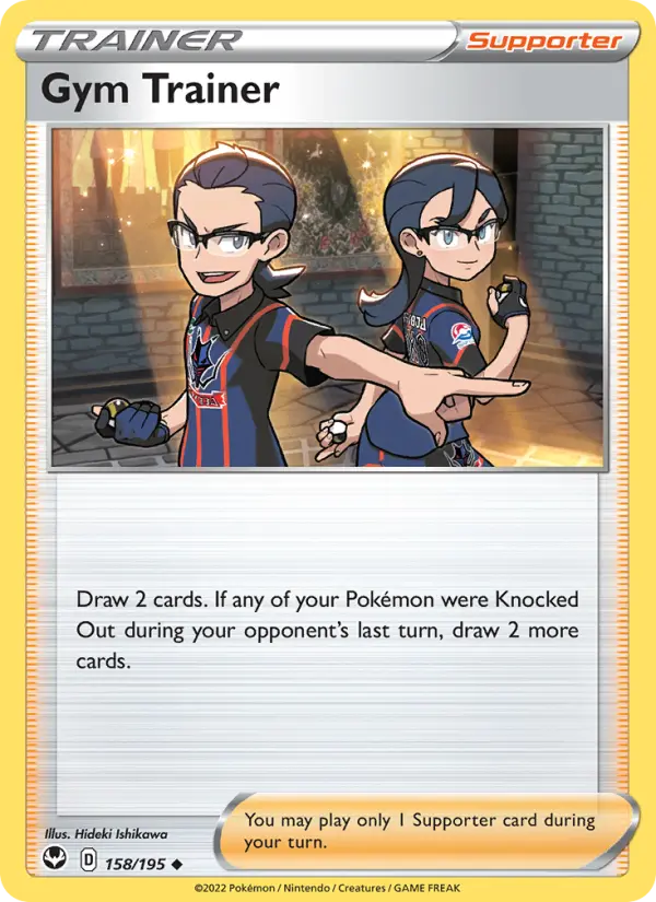Gym Trainer Uncommon Pokemon card #158 from Silver Tempest