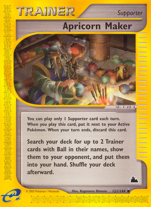 Apricorn Maker Uncommon Pokemon card #121 from Skyridge