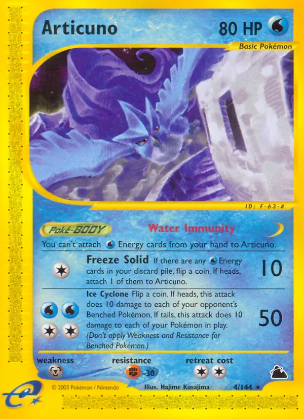 Articuno Rare Pokemon card #4 from Skyridge