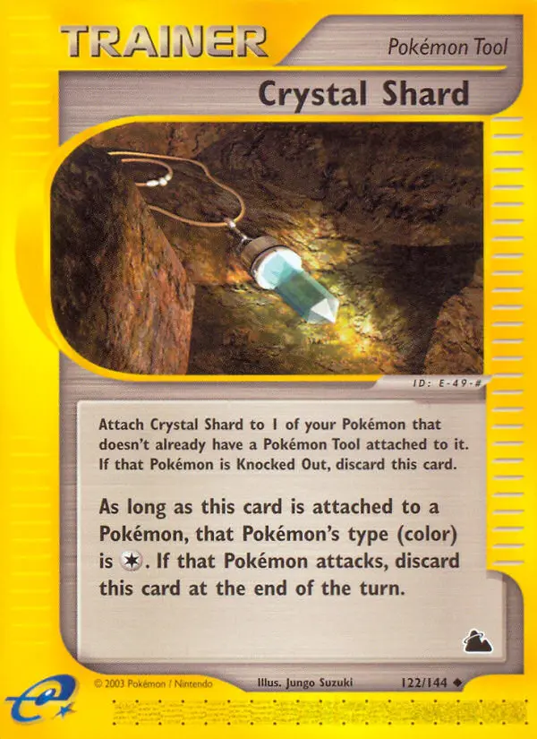 Crystal Shard Uncommon Pokemon card #122 from Skyridge