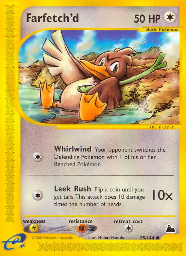 Farfetch'd Common Pokemon card #55 from Skyridge
