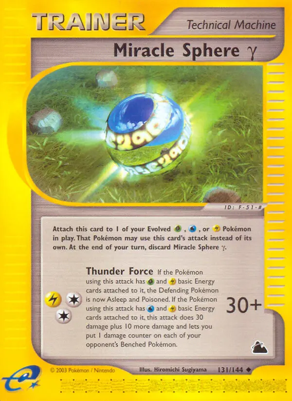 Miracle Sphere Gamma Uncommon Pokemon card #131 from Skyridge