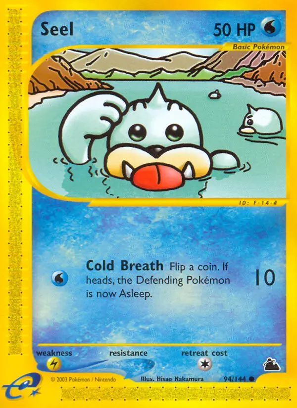 Seel Common Pokemon card #94 from Skyridge