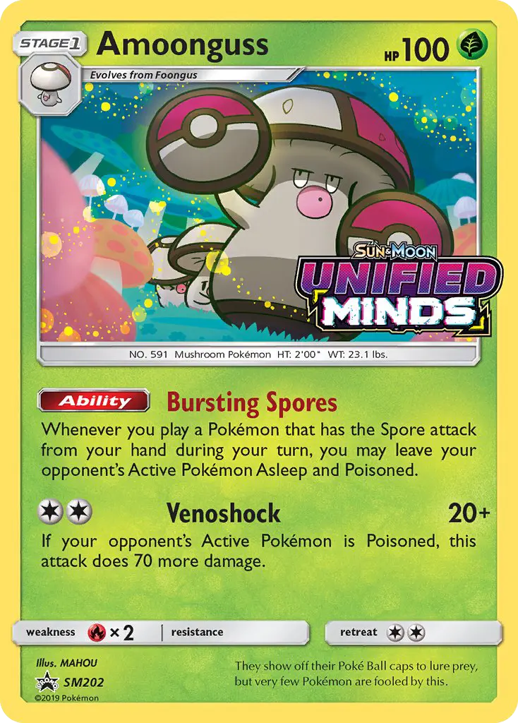 Amoonguss None Pokemon card #SM202 from SM Black Star Promos