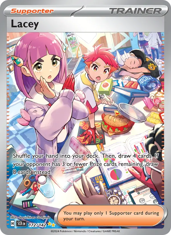 Lacey Special illustration rare Pokemon card #172 from Stellar Crown