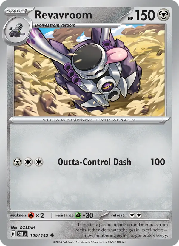 Revavroom Pokemon card artwork