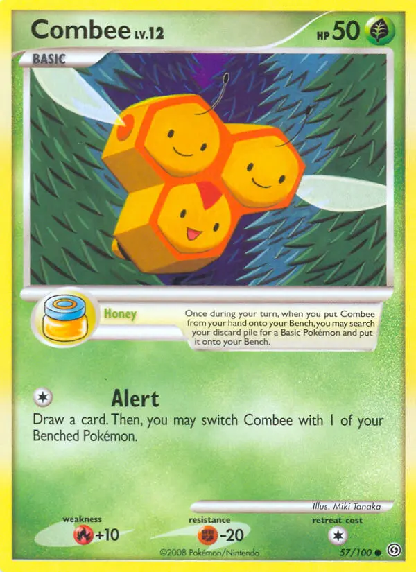Combee Common Pokemon card #57 from Stormfront