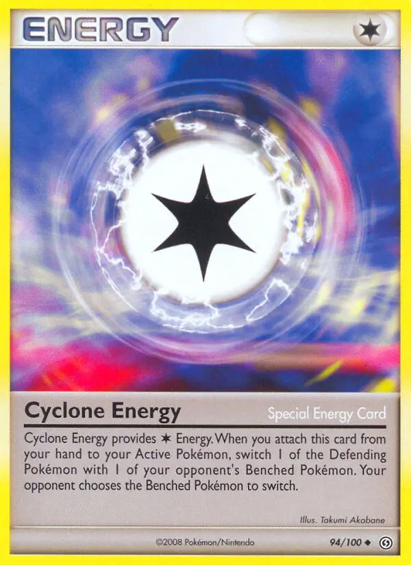 Cyclone Energy Uncommon Pokemon card #94 from Stormfront