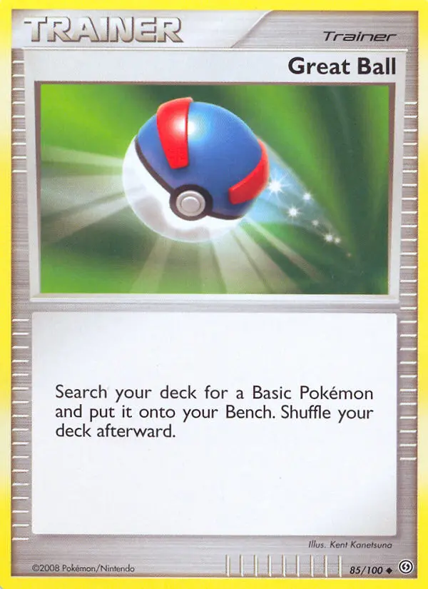 Great Ball Uncommon Pokemon card #85 from Stormfront