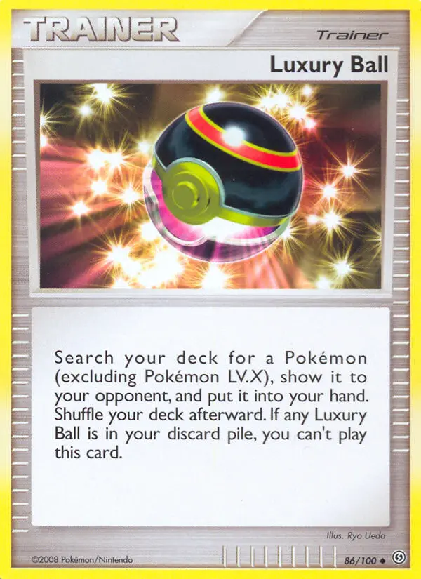 Luxury Ball Uncommon Pokemon card #86 from Stormfront