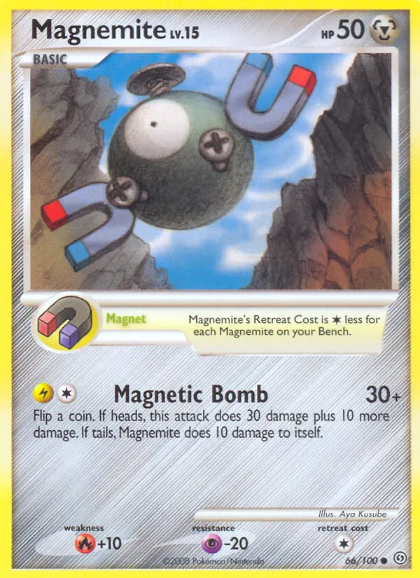 Magnemite Common Pokemon card #66 from Stormfront