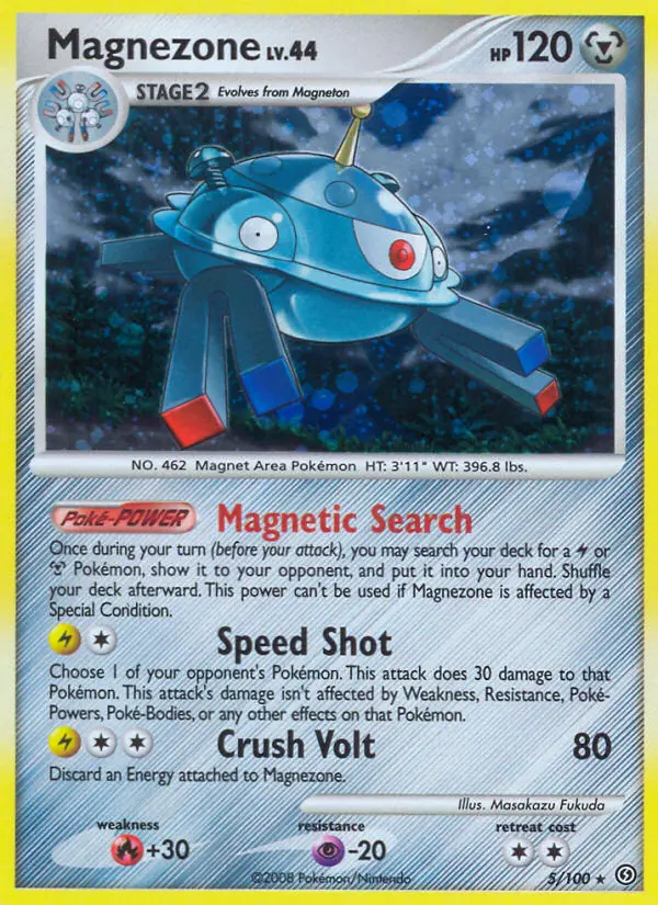 Magnezone Rare Holo Pokemon card #5 from Stormfront