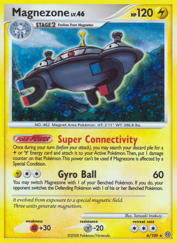 Magnezone Rare Holo Pokemon card #6 from Stormfront
