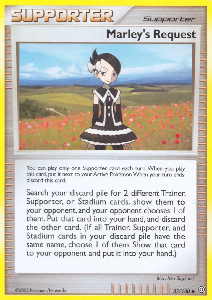 Marley's Request Uncommon Pokemon card #87 from Stormfront