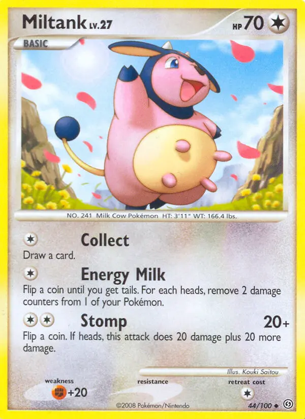 Miltank Uncommon Pokemon card #44 from Stormfront