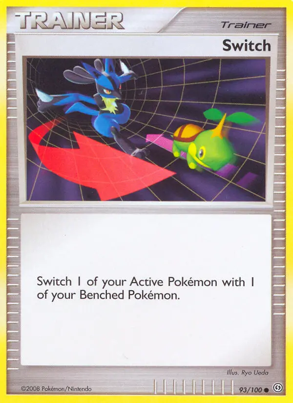 Switch Common Pokemon card #93 from Stormfront