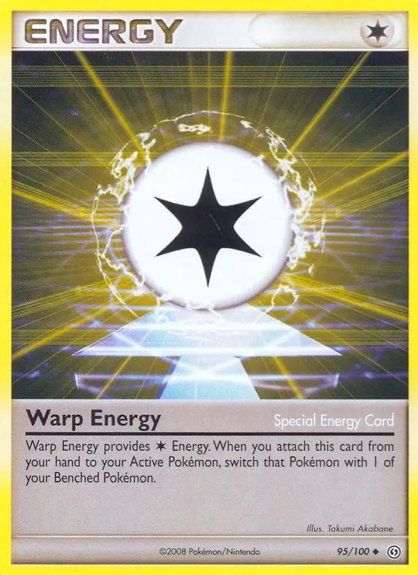 Warp Energy Uncommon Pokemon card #95 from Stormfront