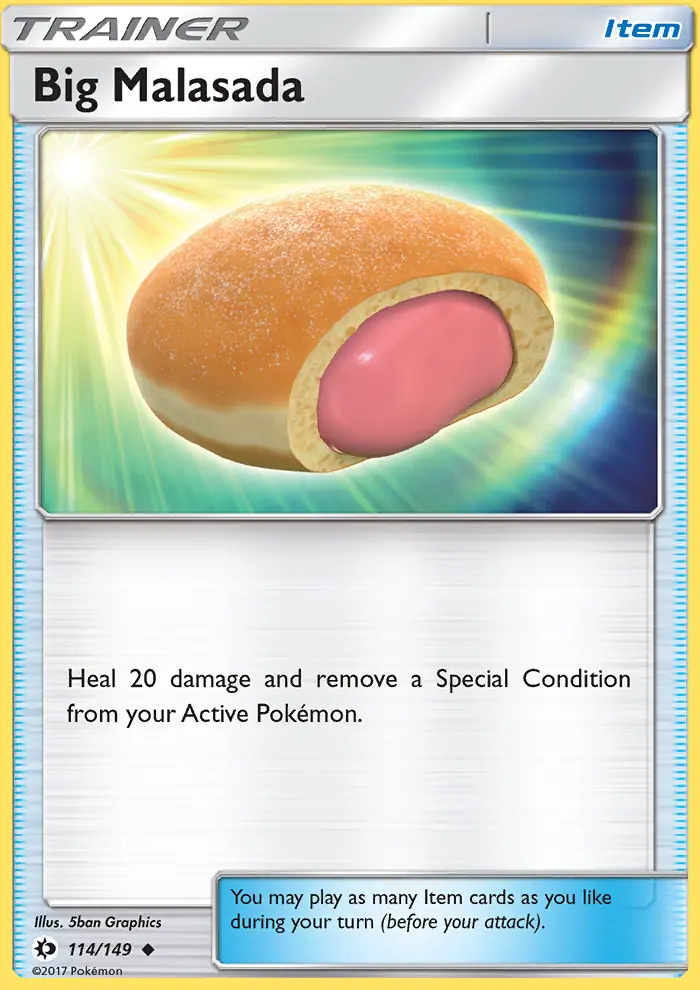 Big Malasada Uncommon Pokemon card #114 from Sun & Moon